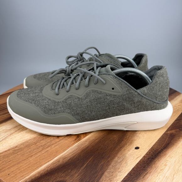 OluKai Koheo Hulu Shoes Men\'s 12 EU 45 Olive Suede Comfort Sneakers NEW main image 7